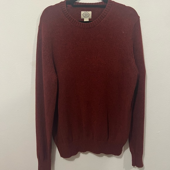 St John’s Bay Dark Red Sweater - Picture 1 of 2